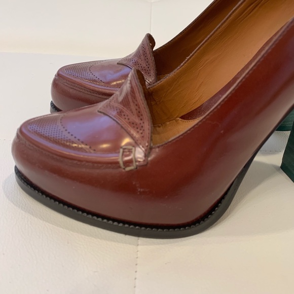 FENDI Bi-Color Heels Sz 41 - Picture 3 of 5